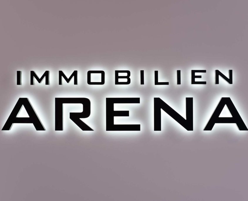 Acryl LED B Logoanwendung