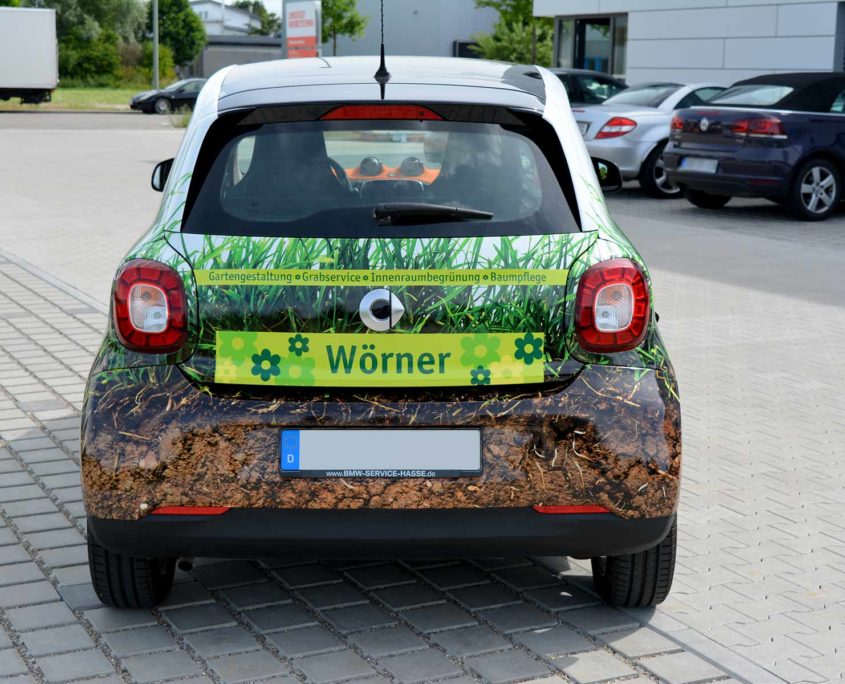 Autobeschriftung mit Digitaldruck